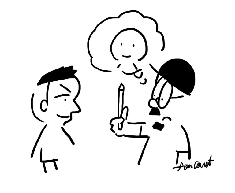 20.5.31／人をキャラクターイラストにしてみた