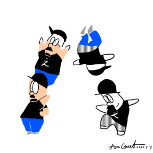 20.7.7／カラーからペン画へ