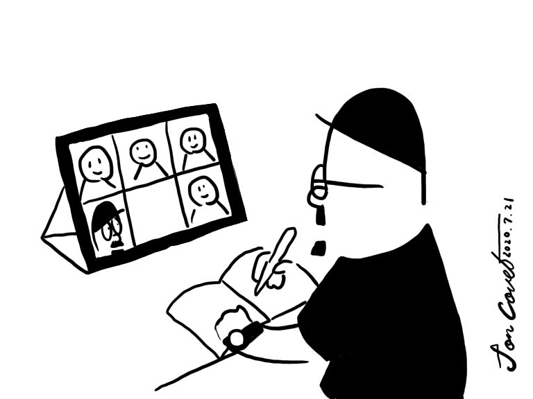 20.7.21／ズーム会議に参加してみたよ