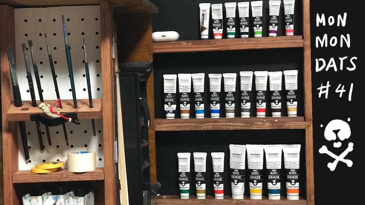 ＃41 絵の具インテリア化計画