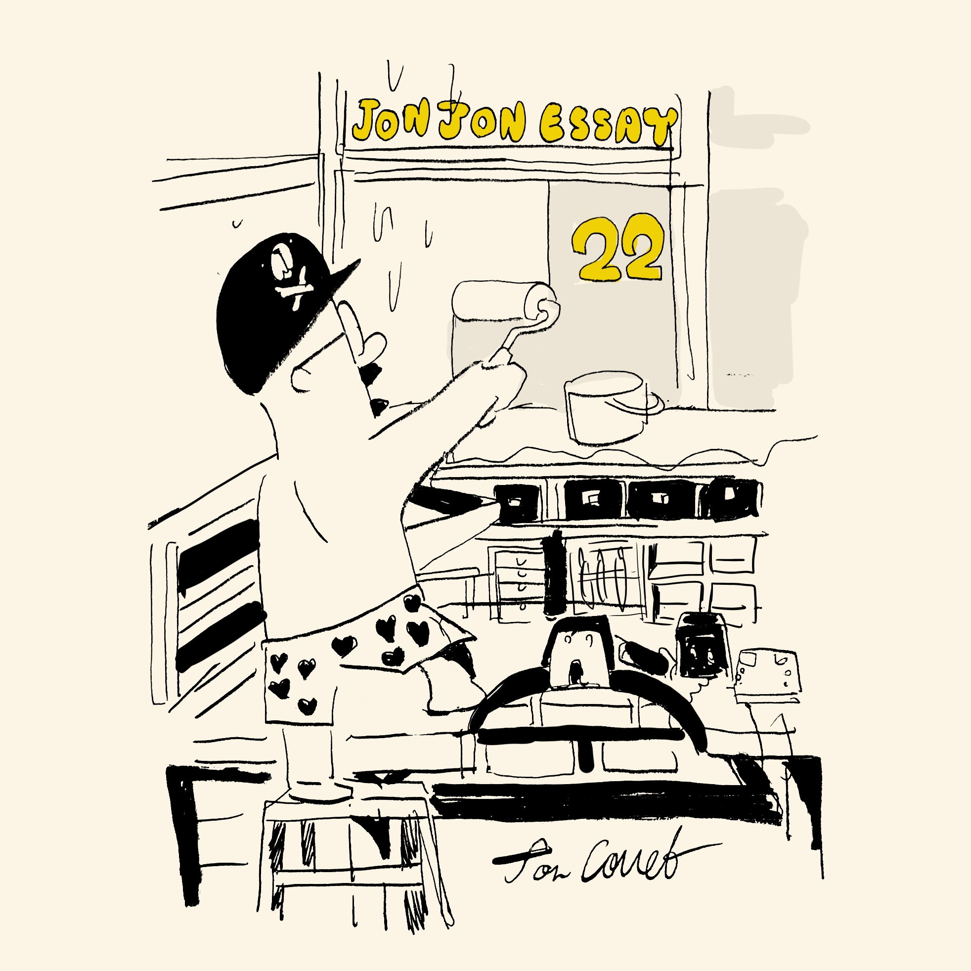 JJE 22／部屋から影響を受ける男